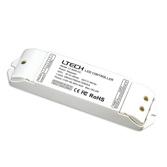 Ltech LT-3040-CC CC Dimmer Power Repeater Decoder Control Led Controller Driver