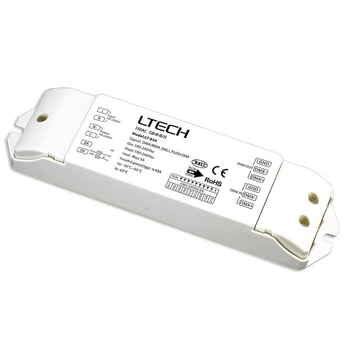 Ltech LT-834 DALI Dmx Rdm Push Dimming Driver Module Led Controller Control Dimmer Decoder