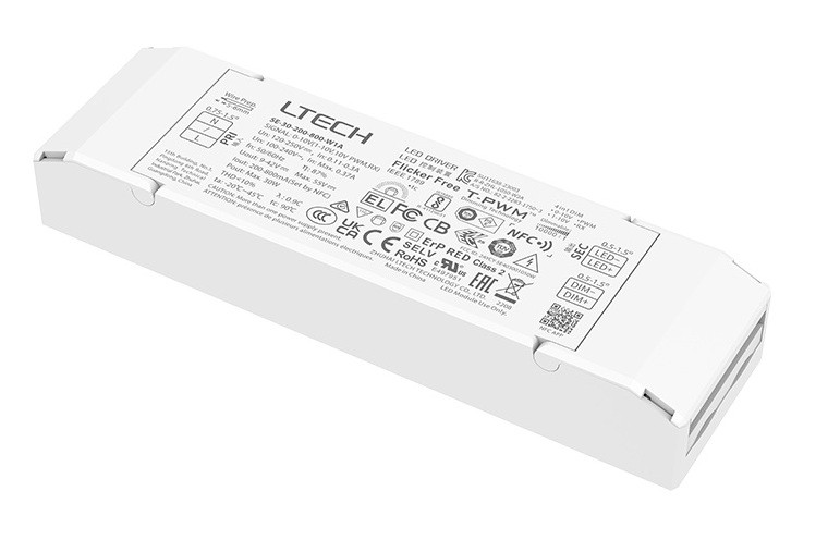 Ltech SE-30-200-800-W1A NFC 0-10V 1-10V Intelligent Decoder Control Dimmer CC Led Driver Controller