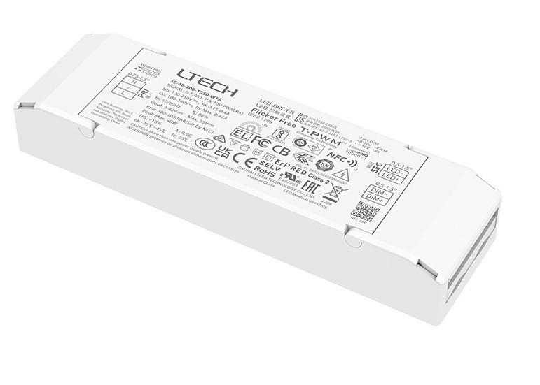 Ltech SE-40-300-1050-W1A NFC 0-10V 1-10V Intelligent CC Led Driver Controller Decoder Control Dimmer